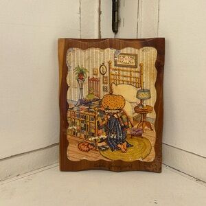 Vintage Holly Hobbie Plaque